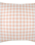 Cushion Cover-With Piping-Ginglam Peach-60cm x 60cm