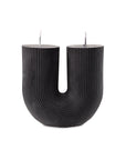 Arch Candle-Black-Cranberry