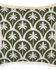 Cushion Cover-Coastal Fringe-Corfu Euclayptus-60cm x 60cm