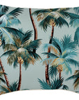 Cushion Cover-With Piping-Palm Trees Seafoam-60cm x 60cm