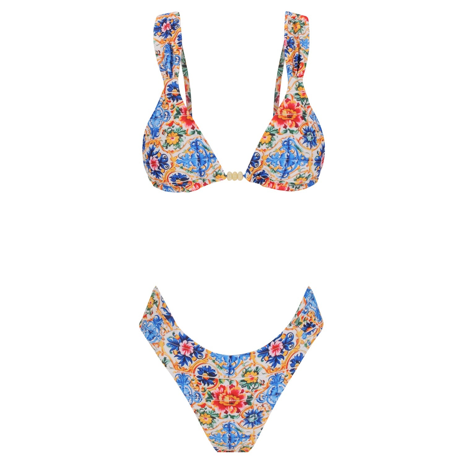 Ruched Bikini Set-La Dolce Vita