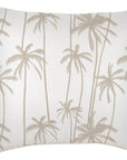 Cushion Cover-With Piping-Tall Palms Beige-60cm x 60cm