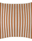 Cushion Cover-With Piping-Candy Stripe Rust-45cm x 45cm