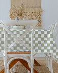 Tablecloth-Check Sage-250cm x 142cm