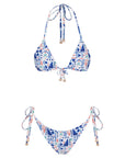 Triangle Bikini Set-Aegean Sea