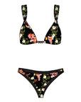 Ruched Bikini Set-Tropical Bliss