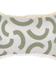 Cushion Cover-Coastal Fringe-Muse Sage-35cm x 50cm
