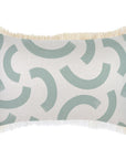 Cushion Cover-Coastal Fringe-Muse Seafoam-35cm x 50cm