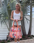 Striped Beach Bag-Bahamas