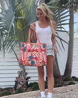 Striped Beach Bag-Bahamas