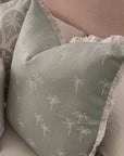 Cushion Cover-Coastal Fringe-Palm Cove Sage-60cm x 60cm