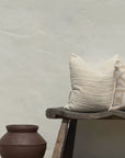 Cushion Cover-Coastal Fringe-Sand Beige-45cm x 45cm