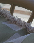 Cushion Cover-Coastal Fringe-Check Sage-60cm x 60cm