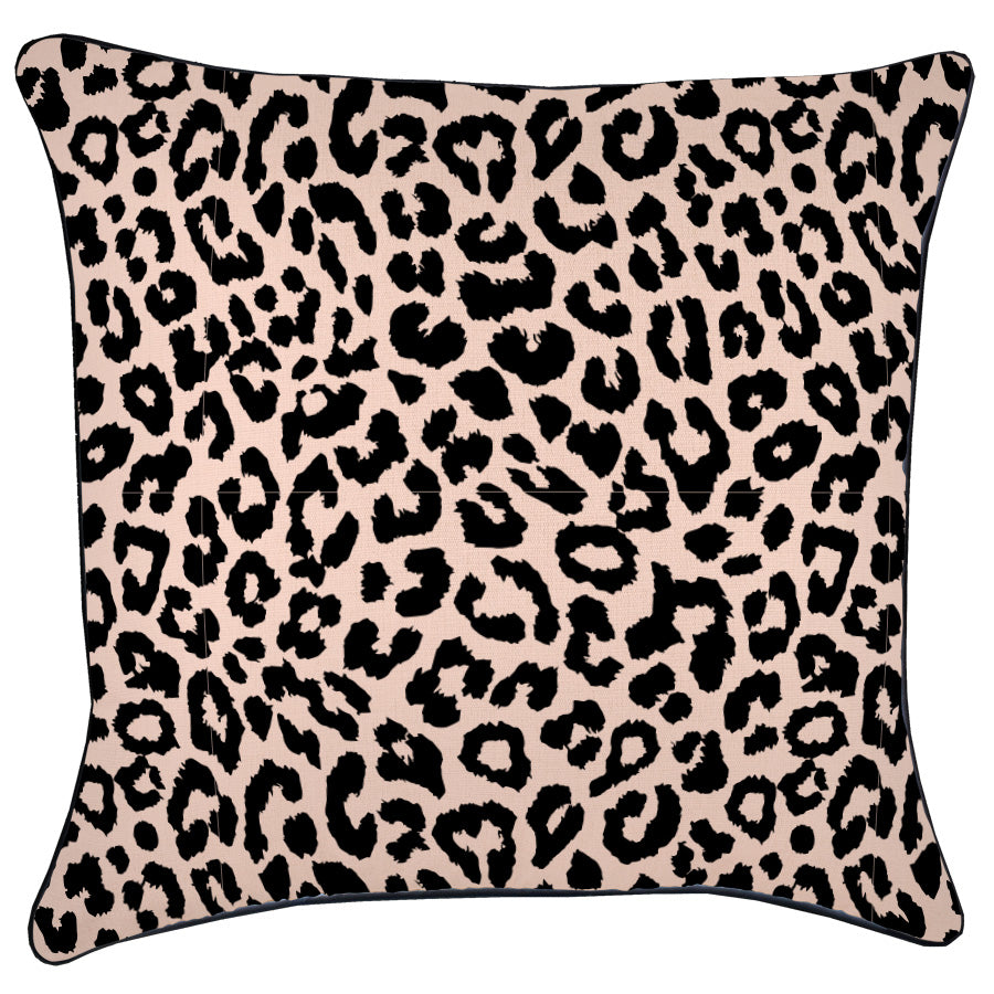 cushion-cover-with-black-piping-jungle-peach-60cm-x-60cm