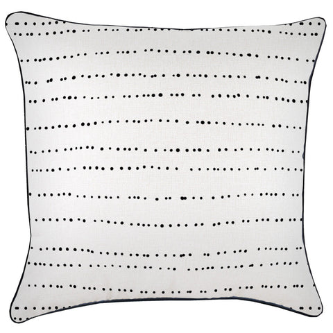 Cushion Cover-Boho Textured Single Sided-Africa Mono-50cm x 50cm