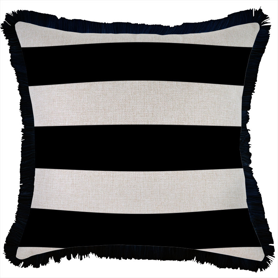 cushion-cover-coastal-fringe-black-deck-stripe-black-45cm-x-45cm