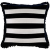Cushion Cover-With Black Piping-Paint Stripes-45cm x 45cm