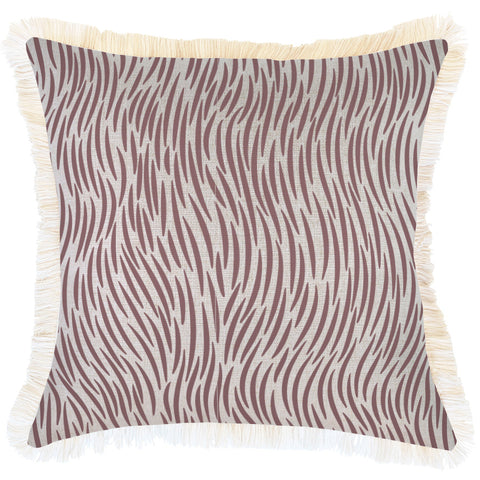 Cushion Cover-Coastal Fringe-Pina Colada-35cm x 50cm