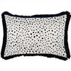Cushion Cover-With Black Piping-Natural-60cm x 60cm