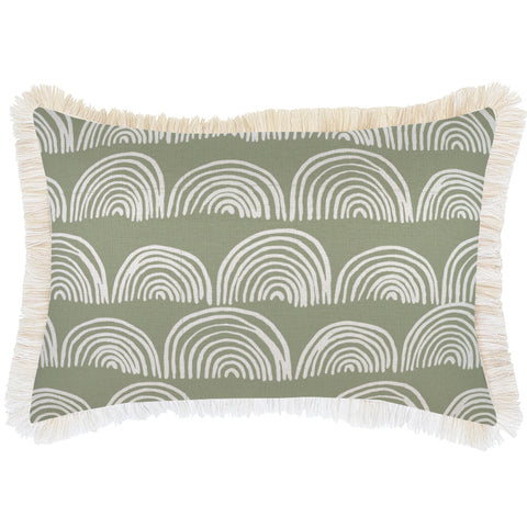 Cushion Cover-With Piping-Palm Trees Lagoon-60cm x 60cm