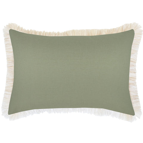 Cushion Cover-With Piping-Zig Zag Pale Mint-35cm x 50cm