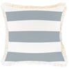 Cushion Cover-Coastal Fringe Black-Paint Stripes-60cm x 60cm