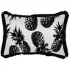 Cushion Cover-With Black Piping-Natural-60cm x 60cm