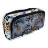 Cosmetic Cases Mesh Pocket Cosmeic Bag Yellow Flowers