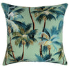 Cushion Cover-With Piping-Palm Trees Natural-45cm x 45cm