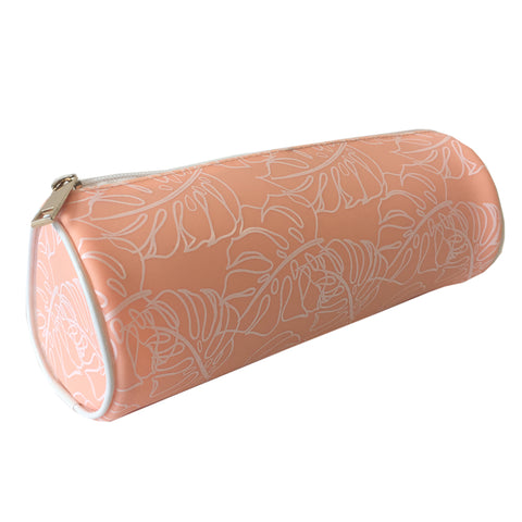 Saffiano Small Curved Cosmetic Bag-Bora Bora