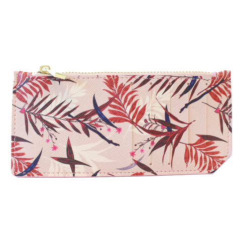 Long Double Wallet With Outside Zip Pocket-Parlour